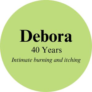 Testimony of Debora - Intimate burning and itching